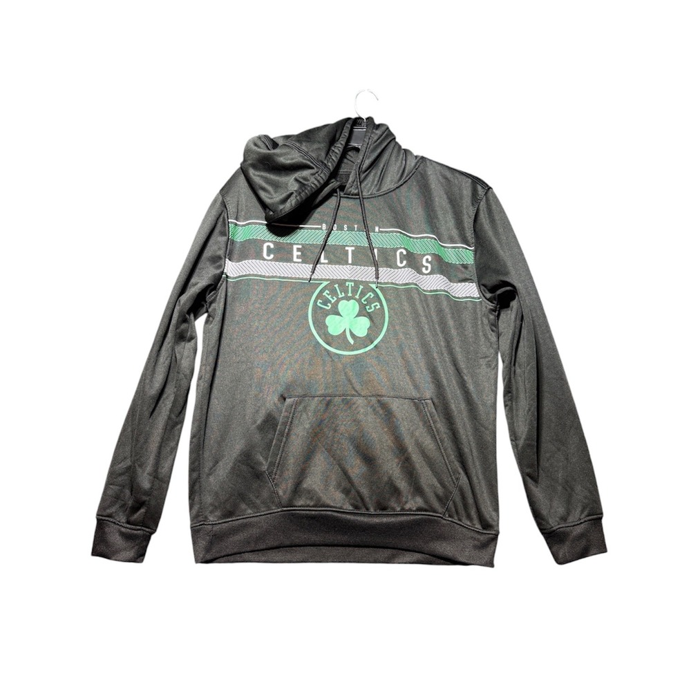 Ultra Game NBA Boston Celtics Hoodie Men Large Black Pullover Graphic